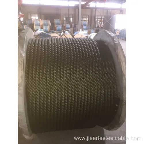 Ungalvanized Steel Rope 6X19 with Iwrc Steel Core